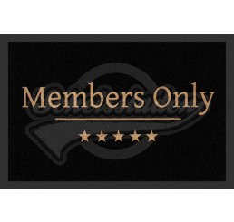 Fußmatte - Türmatte “Members only" 