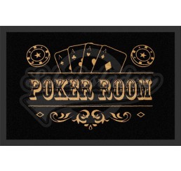 Fußmatte - Türmatte "Poker Room" 