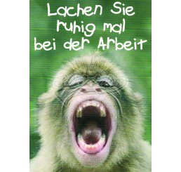 Postkarte "Lachen sie mal ruhig"