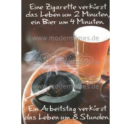 Postkarte "Eine Zigarette"