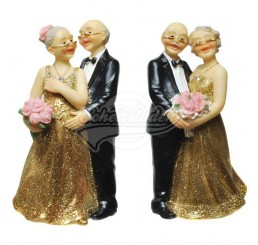 Senioren Gold-Hochzeitspaar