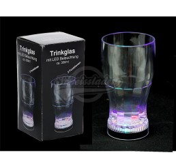 Trinkglas mit LED-Licht
