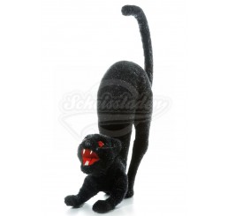 Halloween "schwarze Katze mit leuchtenden Augen", animiert
