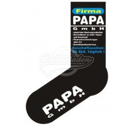 Socken "Firma Papa GmbH"