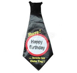 Geburtstags - Riesen Krawatte "Happy Birthday"