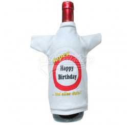 Geburtstags - Flaschen-T-Shirt "Happy Birthday"