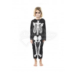 Kostüm Kinder "Skelett" - versch. Größen