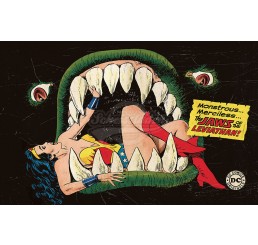 Frühstücksbrettchen “Wonder Woman “ - Jaws of the Leviathan!