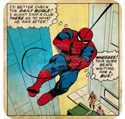Untersetzer "Spiderman" - Comic Wheee
