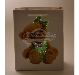 Geschenktasche "Teddy" mit LED-Effekten