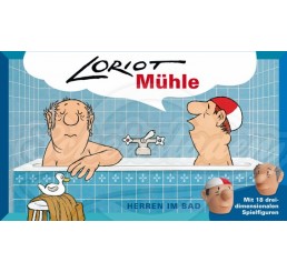 Gesellschaftsspiel Loriot Mühle - “Herren im Bad“