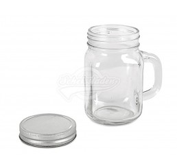 Trinkglas verschließbar "Einmachglas" mit Deckel