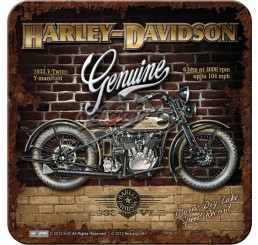 Untersetzer "Harley Davidson Genuine" Nostalgic Art
