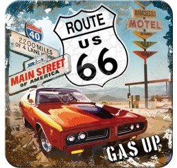 Untersetzer "Route US 66" Nostalgic Art