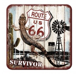 Untersetzer "Route 66 Desert Survivor"
