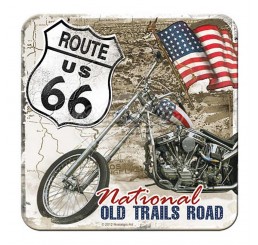 Untersetzer "Route 66 Desert Old Trails Road"