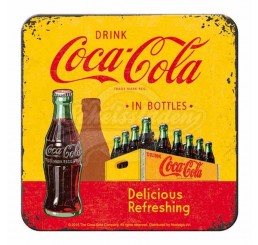 Untersetzer Cola "In bottles ..."