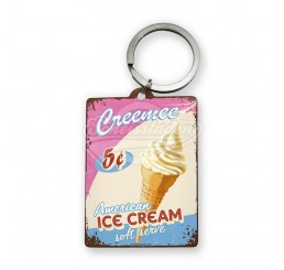 Schlüsselanhänger "Ice Cream - USA" Nostalgic Art-Auslaufartikel