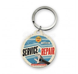 Schlüsselanhänger rund "Service & Repair - Best Garage" Nostalgic Art