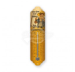 Thermometer "Wer Bier trink hilft - Bier & Spirituosen" Nostalgic Art