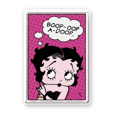 Blechpostkarte "Betti Boop - pink" Nostalgic Art