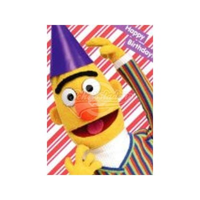Postkarte "Happy Birthday - Bert" - Sesamstraße