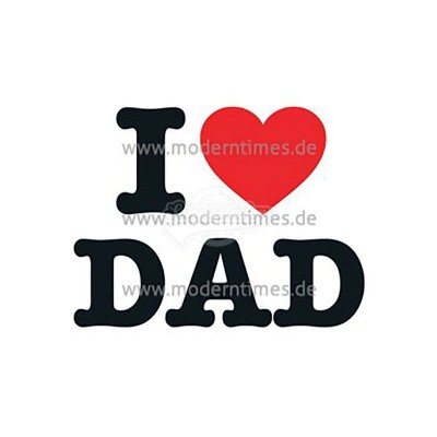 Postkarte "I Love Dad"