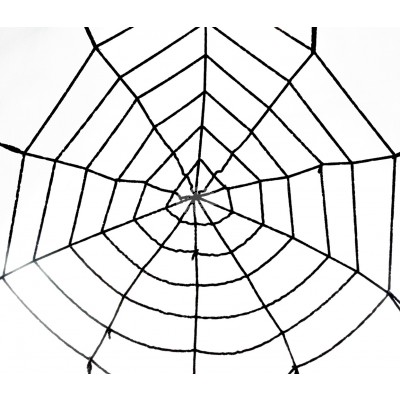 Halloween Spinnennetz "Gigant" schwarz  kl.