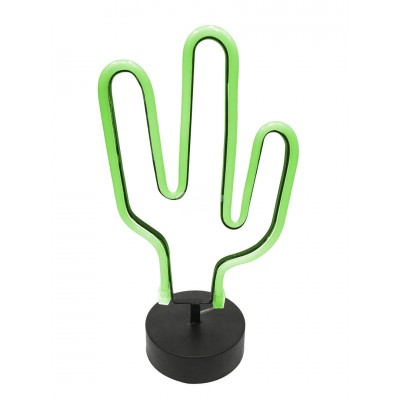 LED "Kaktus" auf Fuß, ca. 30cmH