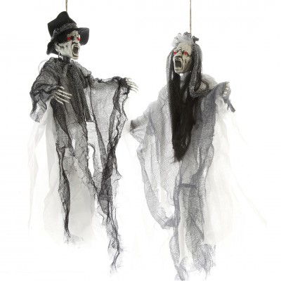 Halloween Zombie “Brautpaar“ - Braut oder Bräutigam - 45 cm