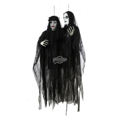 Halloween “Brautpaar des Fegefeuer“ - versch. Design: Braut oder Bräutigam