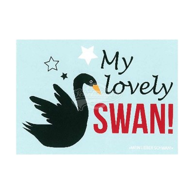 Postkarte Forbetter Your English "My lovely SWAN"