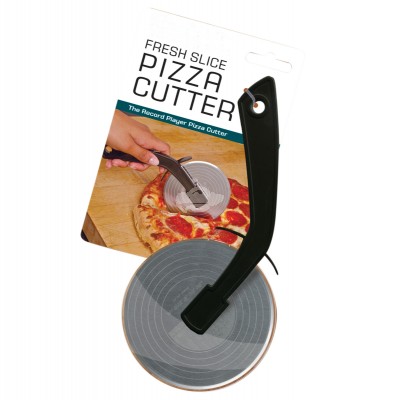 Pizzaschneider Turnbable Plattenspieler "Fresh Slice Pizza Cutter"