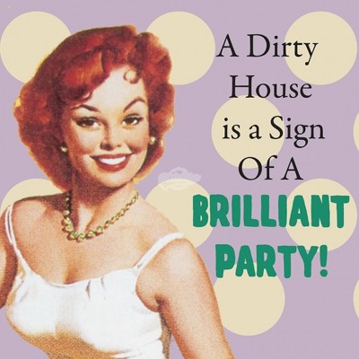 Untersetzer "A Dirty House" - 50s 