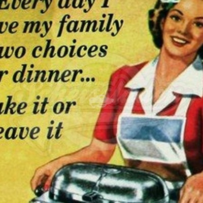 Untersetzer "Two choices for Dinner" - 50s 