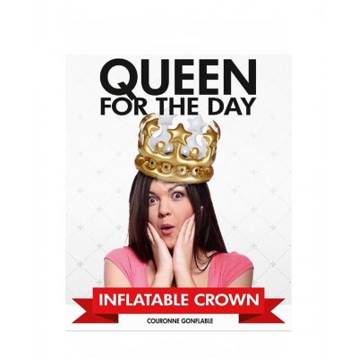 Aufblasbare Krone "Queen for the Day"