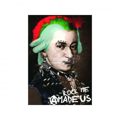 Postkarte "Rock me Amadeus"