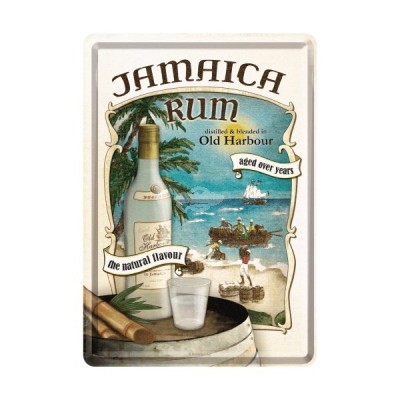 Blechpostkarte "Jamaica Rum" Nostalgic Art