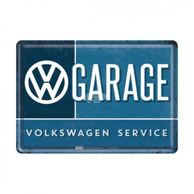 Blechpostkarte "Garage – VW" - Nostalgic Art