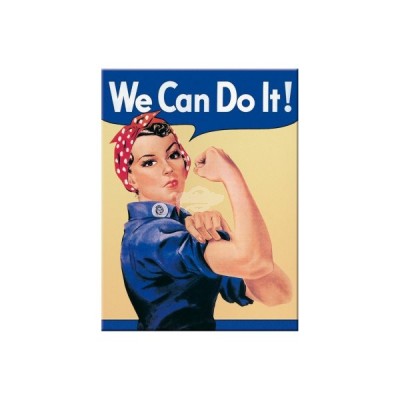 Magnet "We Can Do It - USA" Nostalgic Art 