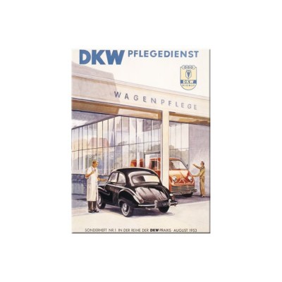 Magnet "DKW Pflegedienst - Audi" Nostalgic Art-Auslaufartikel