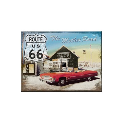 Magnet "Road 66 The Mother Road - US Highways" Nostalgic Art