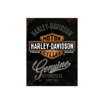 Magnet "Harley Davidson - Genuine Logo" Nostalgic Art