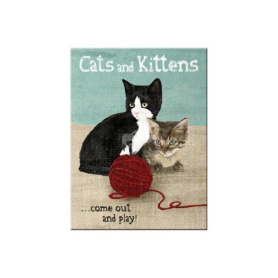 Magnet "Cats and Kittens - Animal Club" Nostalgic Art