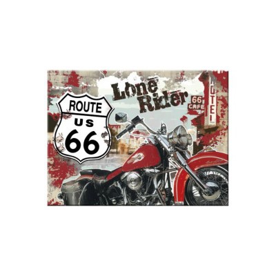Magnet "Route 66 Lone Rider - US Highways" Nostalgic Art