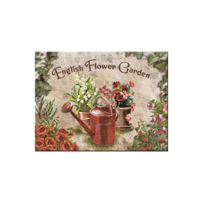 Magnet "English Flower Garden Red - Home & Country" Nostalgic Art 