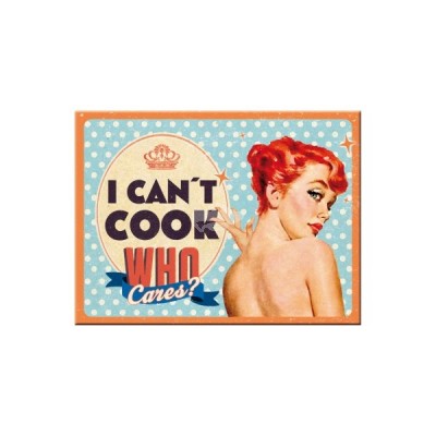 Magnet "I Cant Cook - Say it 50s" Nostalgic Art 