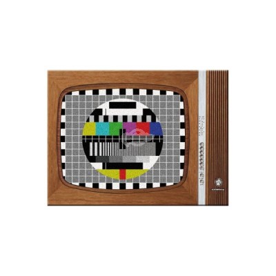 Magnet "Retro TV - Testbild" Nostalgic Art 