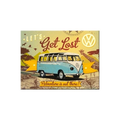 Magnet "VW Bulli Lets get - Volkswagen" Nostalgic Art 
