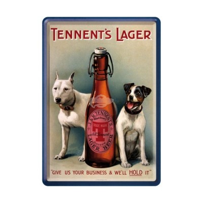 Blechpostkarte "Tennents Lager" Nostalgic Art